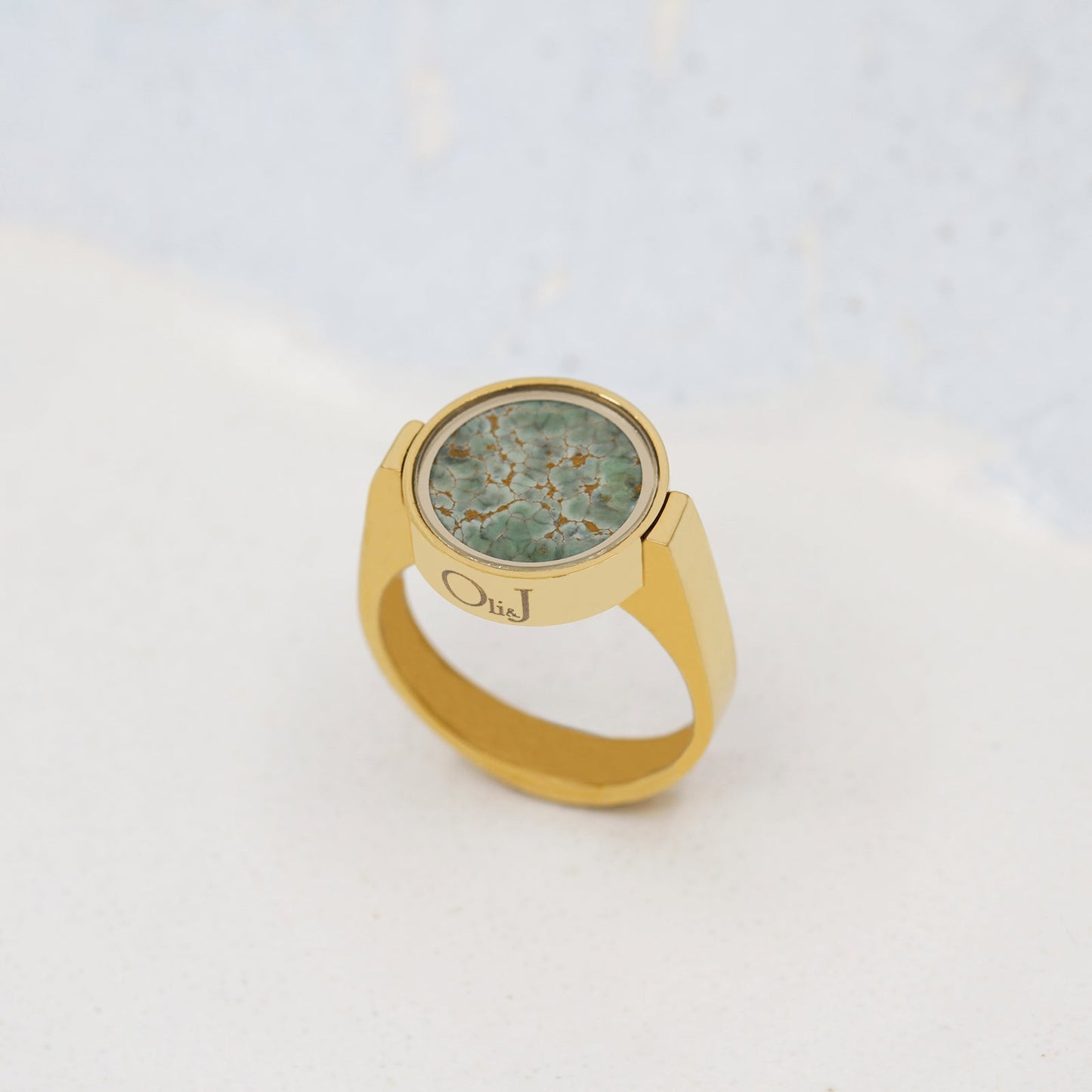 Australian Variscite Unisex Ring - Unisex Rings | Oli&J
