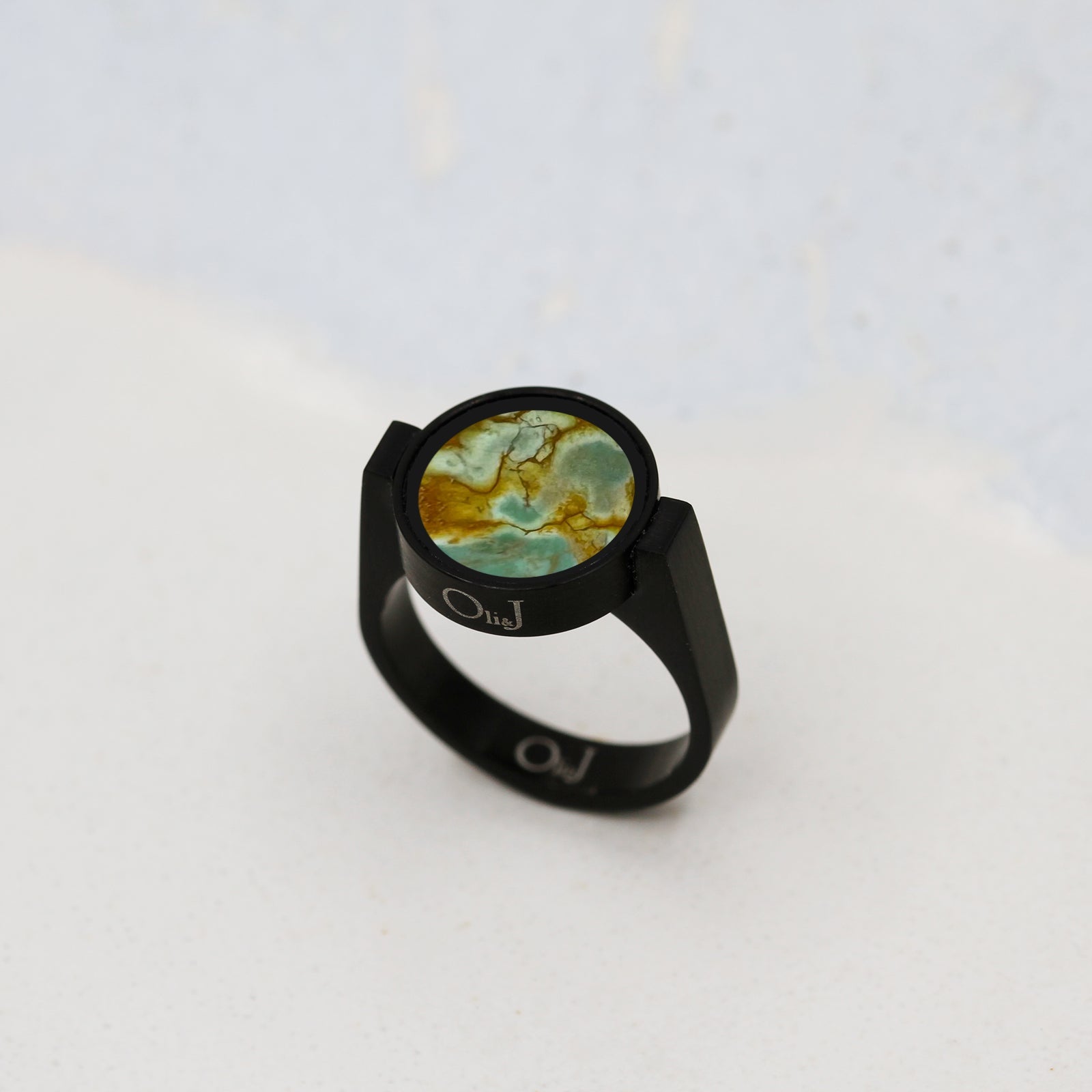 Australian Variscite Unisex Ring - Unisex Rings | Oli&J