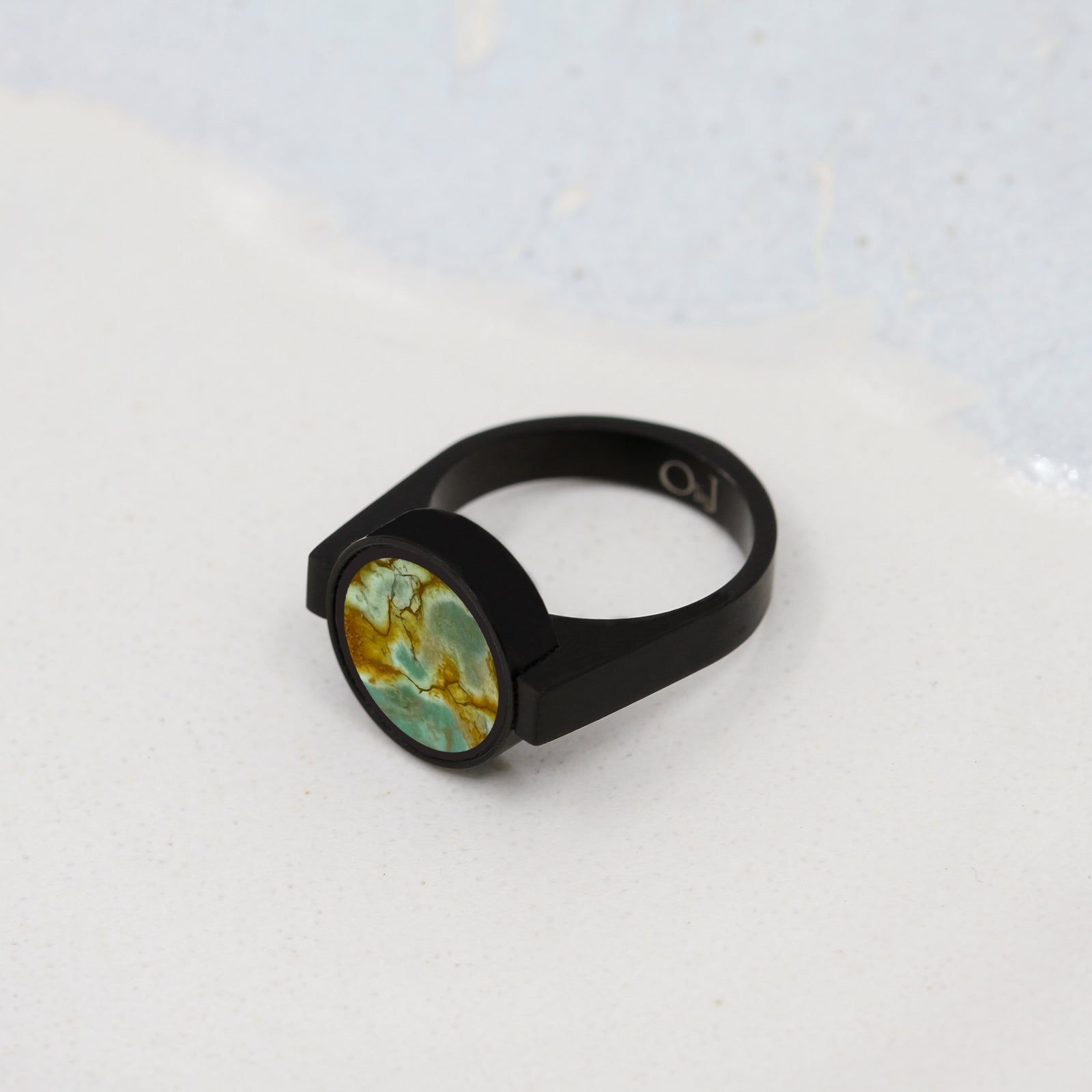 Australian Variscite Unisex Ring - Unisex Rings | Oli&J