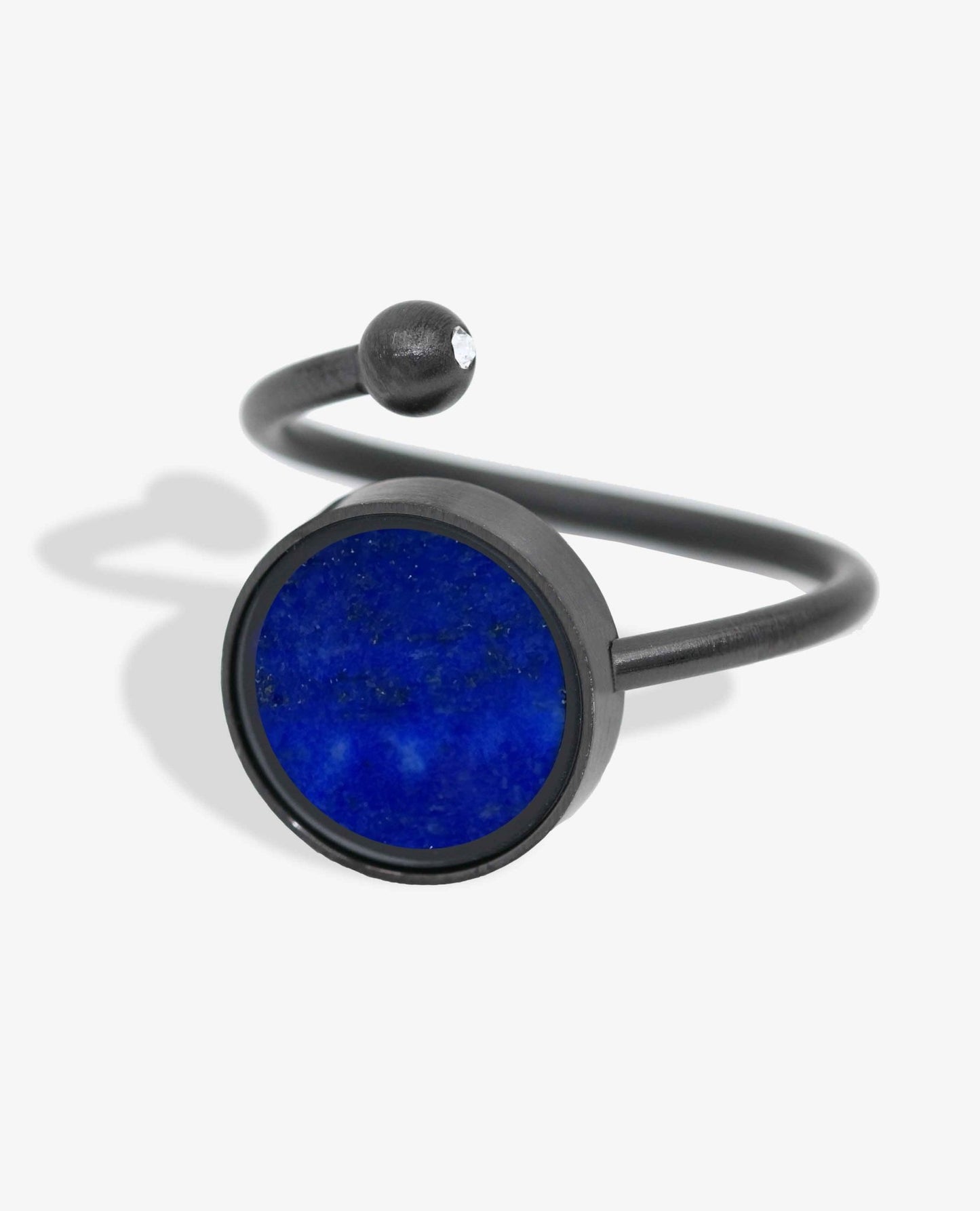 Lapis Lazuli Adjustable Ring - Rings | Oli&J