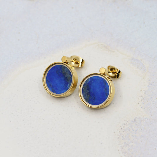 Lapis Lazuli Earrings - | Oli&J