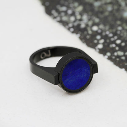 Lapis Lazuli Unisex Ring - Unisex Rings | Oli&J
