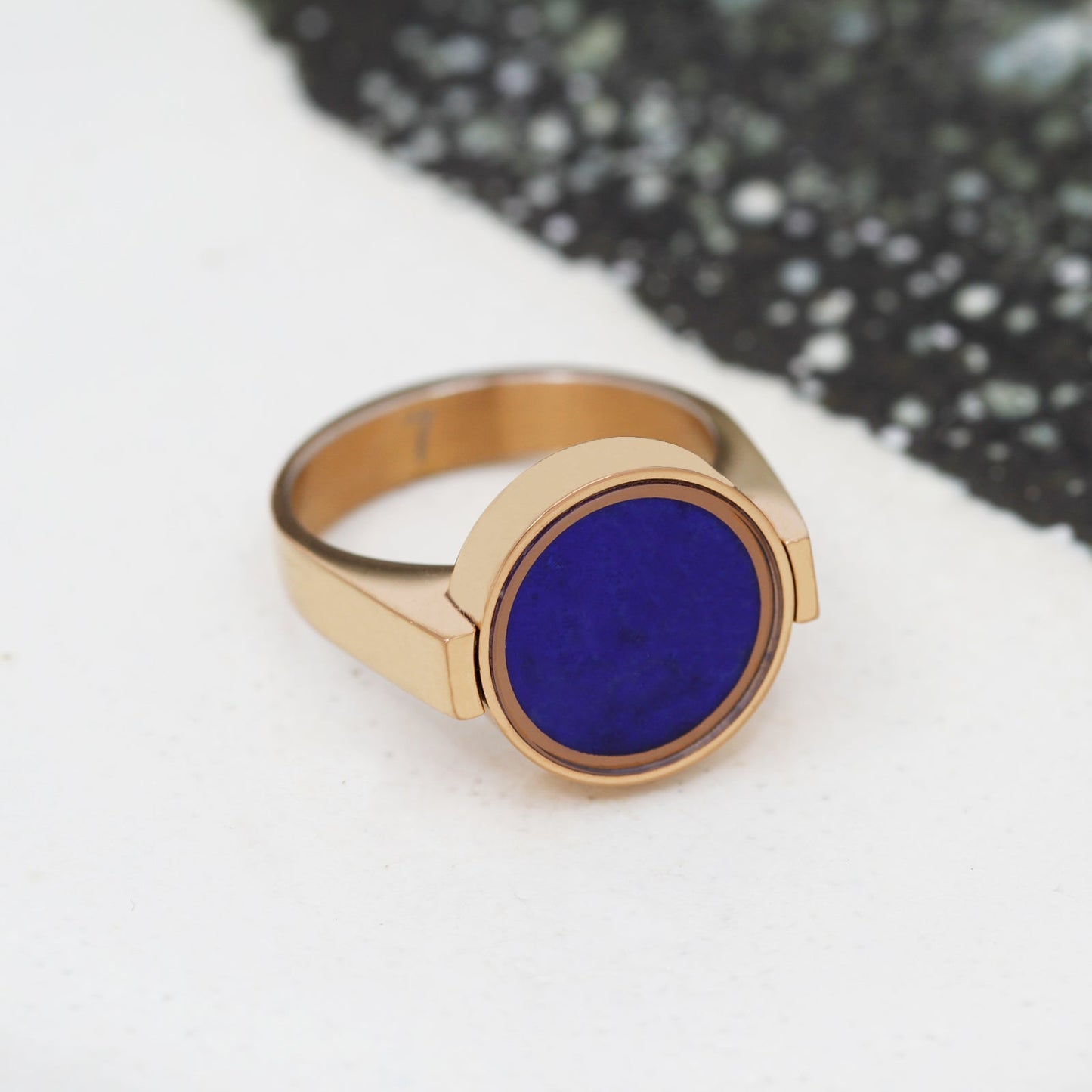 Lapis Lazuli Unisex Ring - Unisex Rings | Oli&J