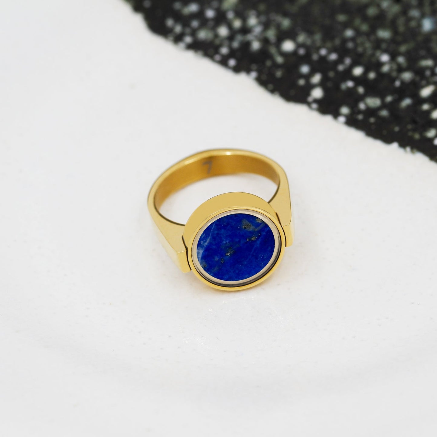 Lapis Lazuli Unisex Ring - Unisex Rings | Oli&J