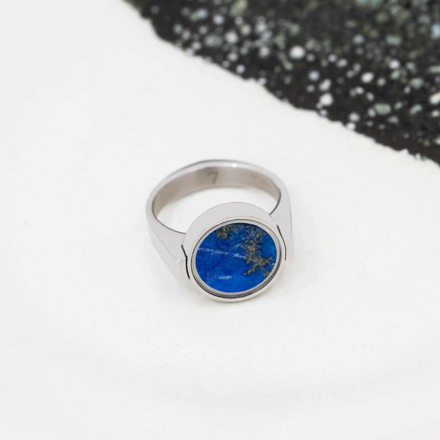 Lapis Lazuli Unisex Ring - Unisex Rings | Oli&J