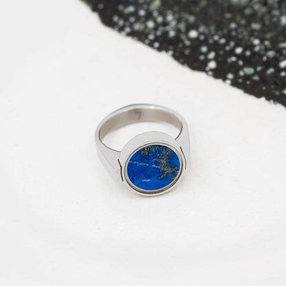 Lapis Lazuli Unisex Ring - Unisex Rings | Oli&J