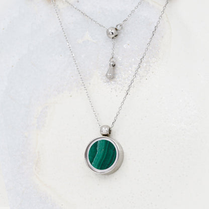 Malachite Necklace - Necklaces | Oli&J