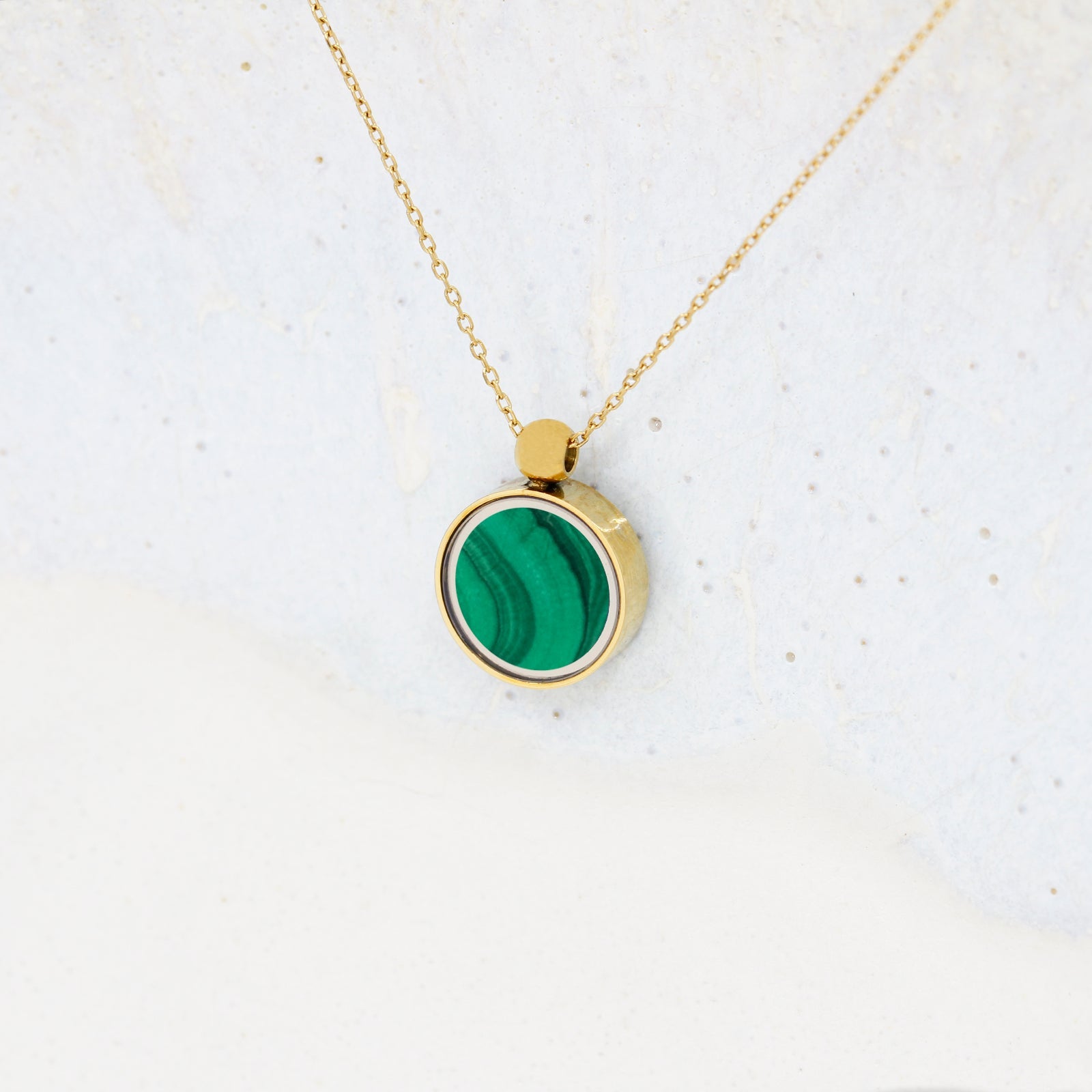 Malachite Necklace - Necklaces | Oli&J