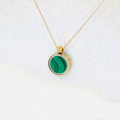 Malachite Necklace - Necklaces | Oli&J