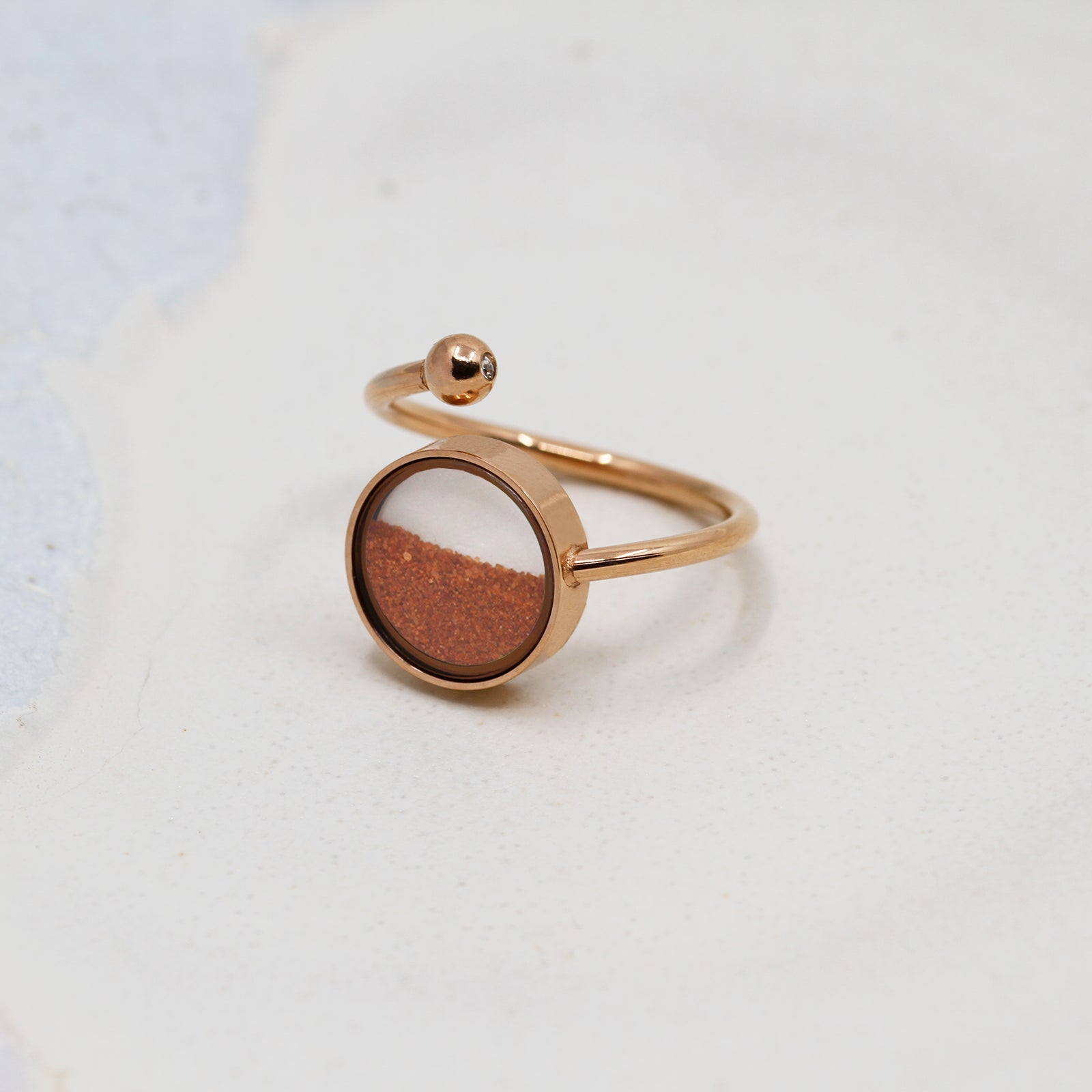 Red Desert Sand Adjustable Ring - Rings | Oli&J