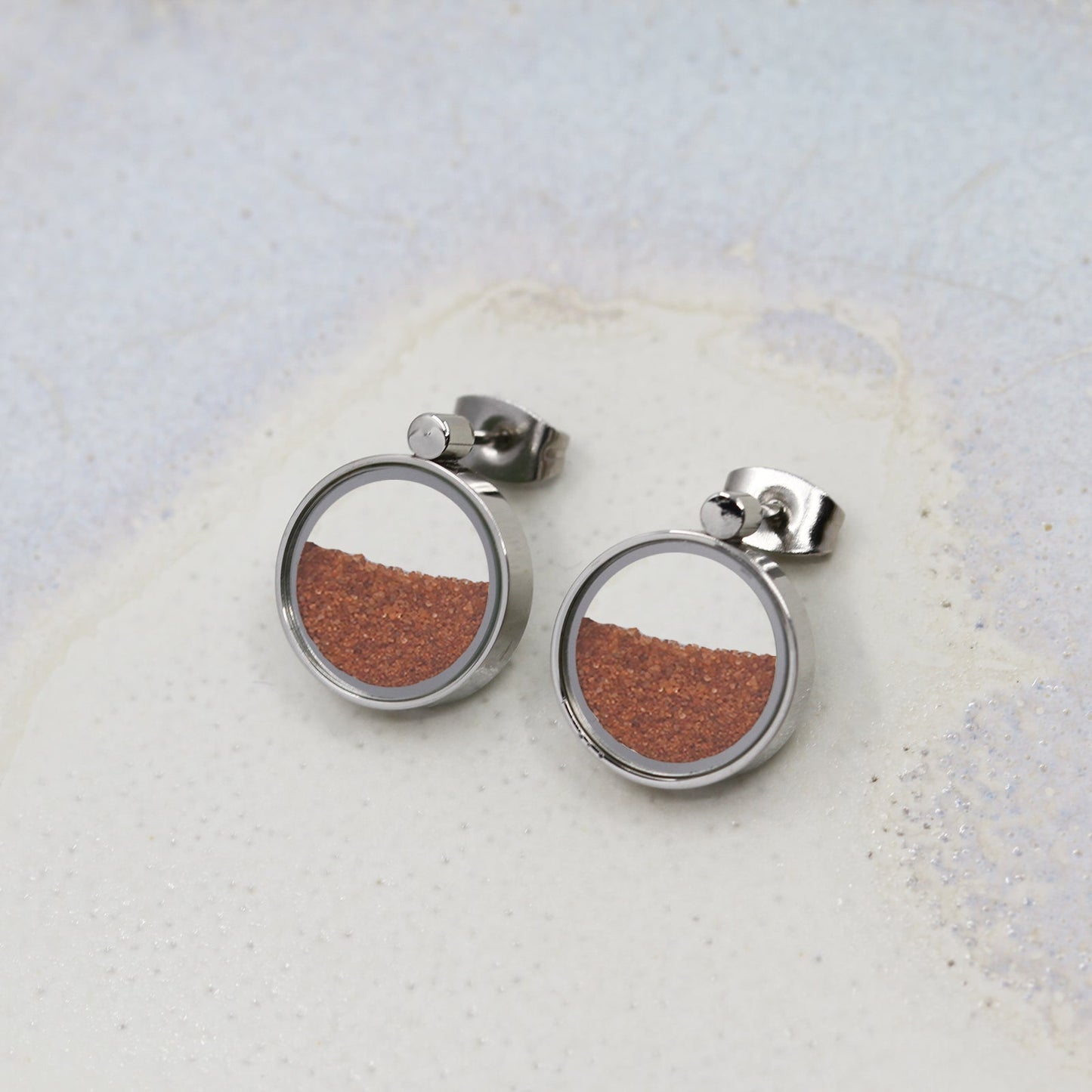 Red Desert Sand Earrings - Earrings | Oli&J