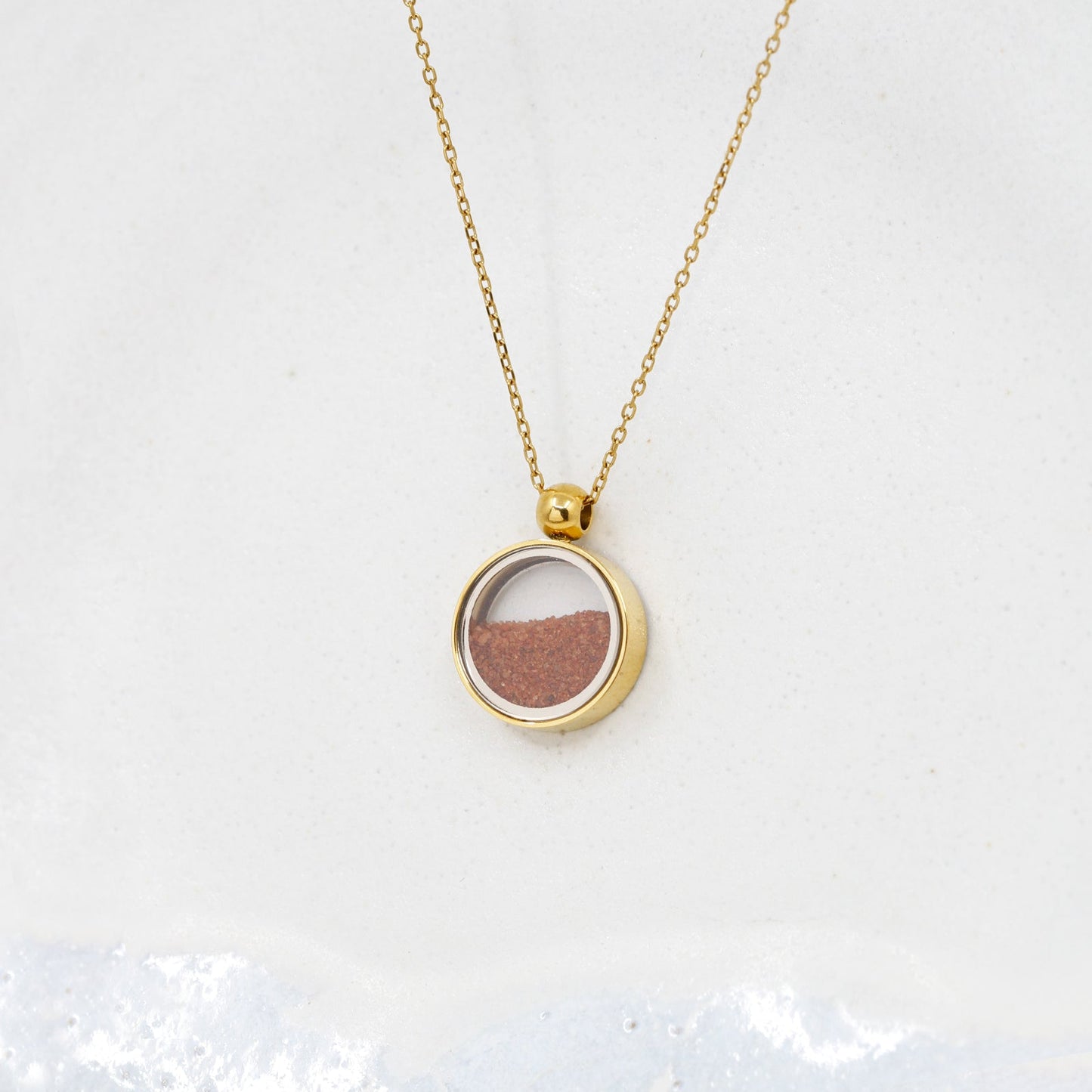 Red Desert Sand Necklace - Necklaces | Oli&J
