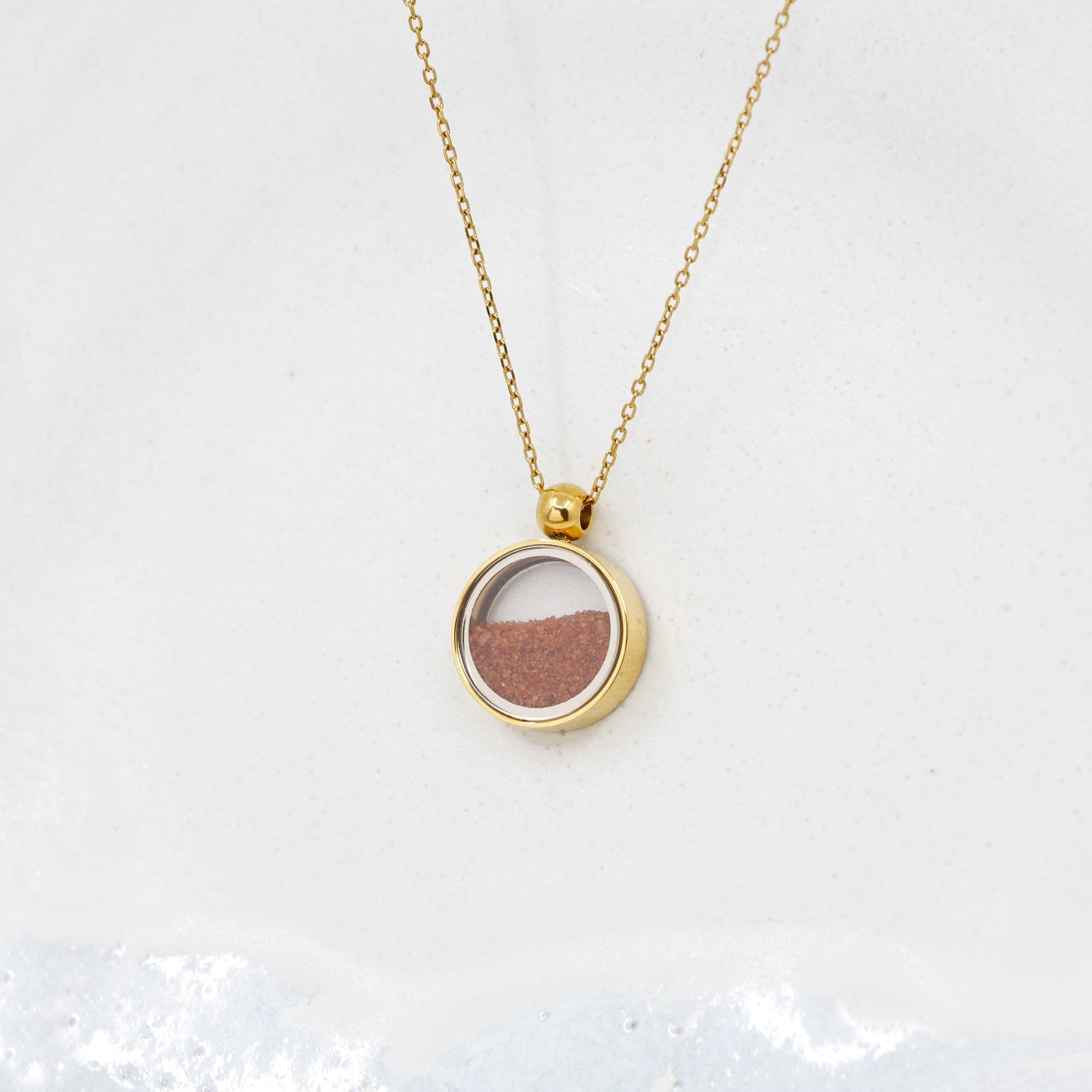 Red Desert Sand Necklace - Necklaces | Oli&J
