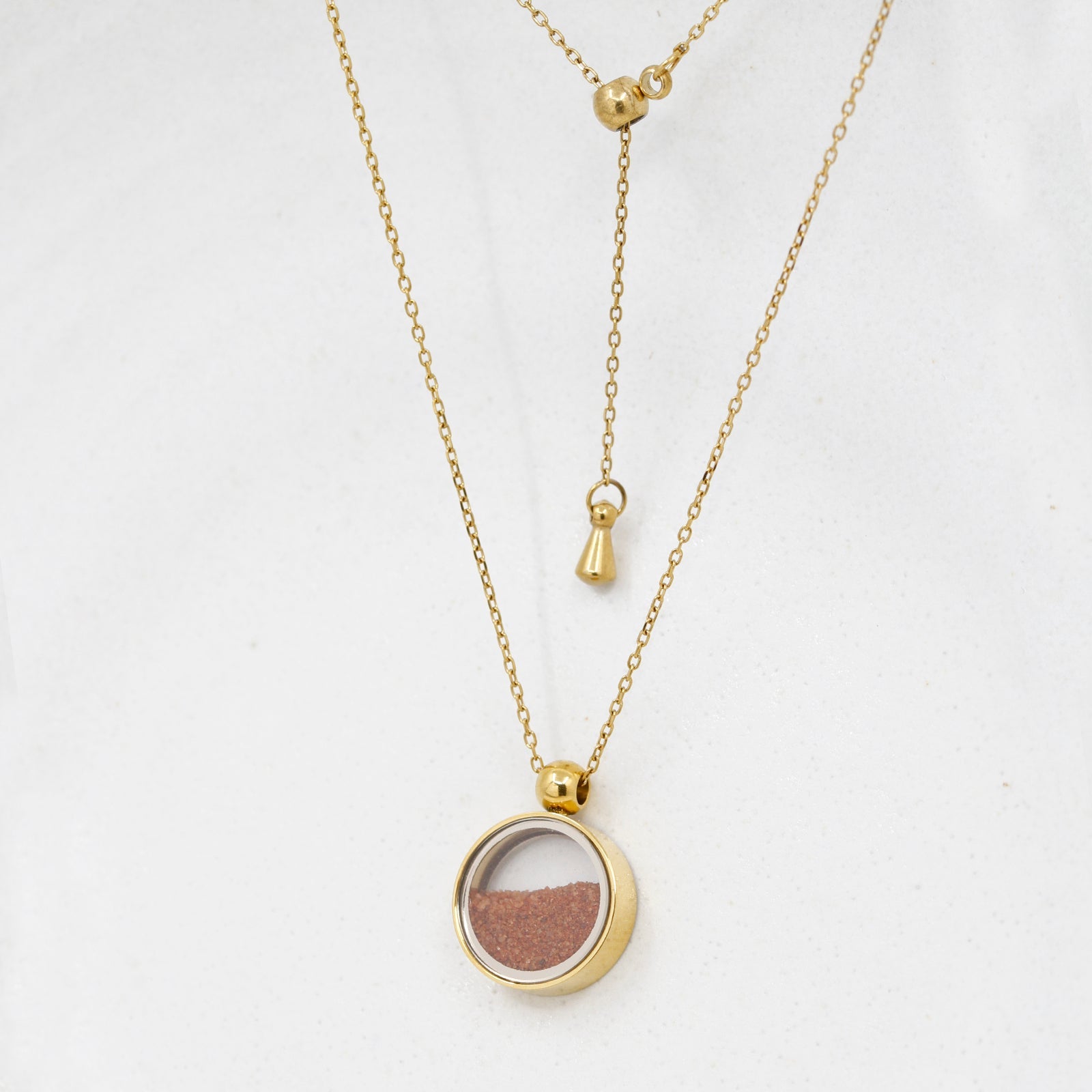 Red Desert Sand Necklace - Necklaces | Oli&J