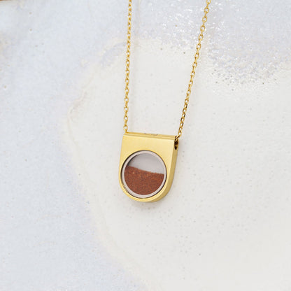 Red Desert Sand Necklace | OJ Collection - Necklaces | Oli&J