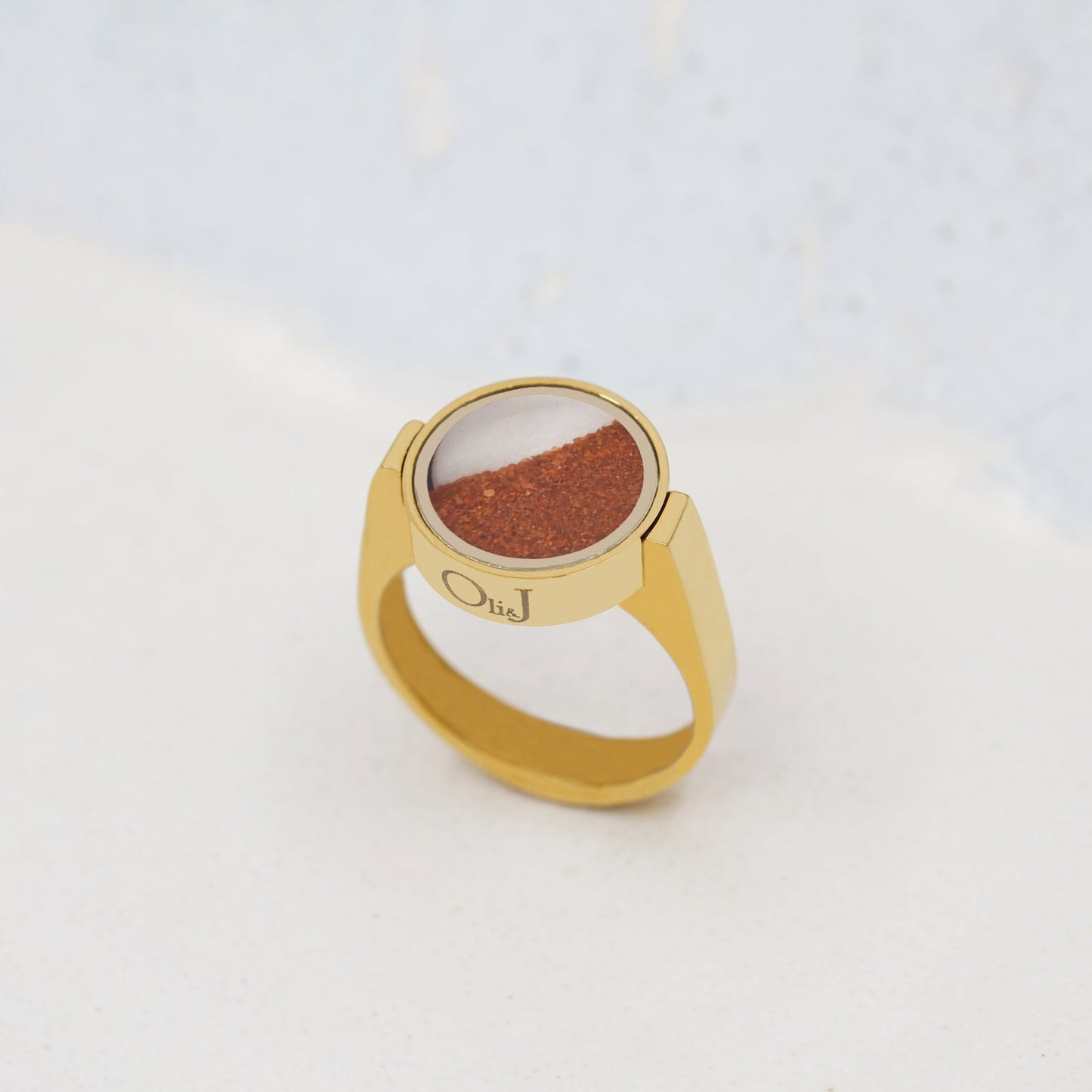 Red Desert Sand Unisex Ring - Unisex Rings | Oli&J