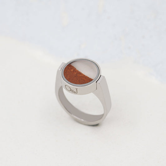 Red Desert Sand Unisex Ring - Unisex Rings | Oli&J