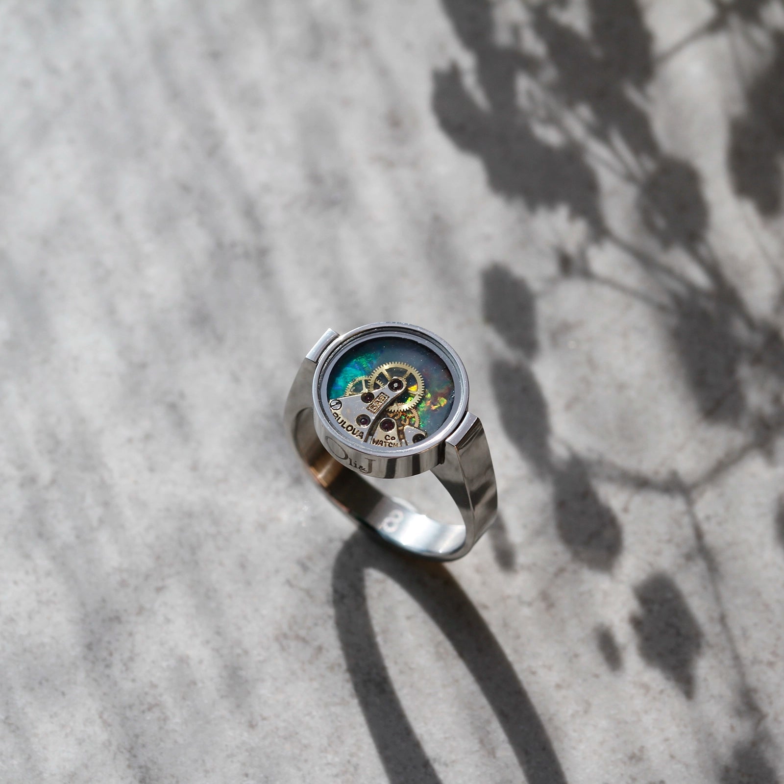 Testament of Time - Bulova Unisex Ring - | Oli&J