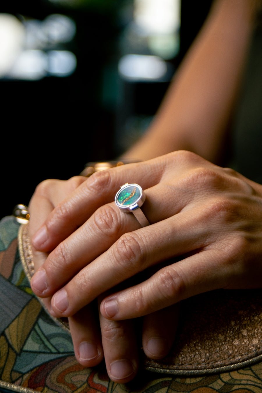 Whispers of Gold: A Kintsugi Unisex Ring - | Oli&J