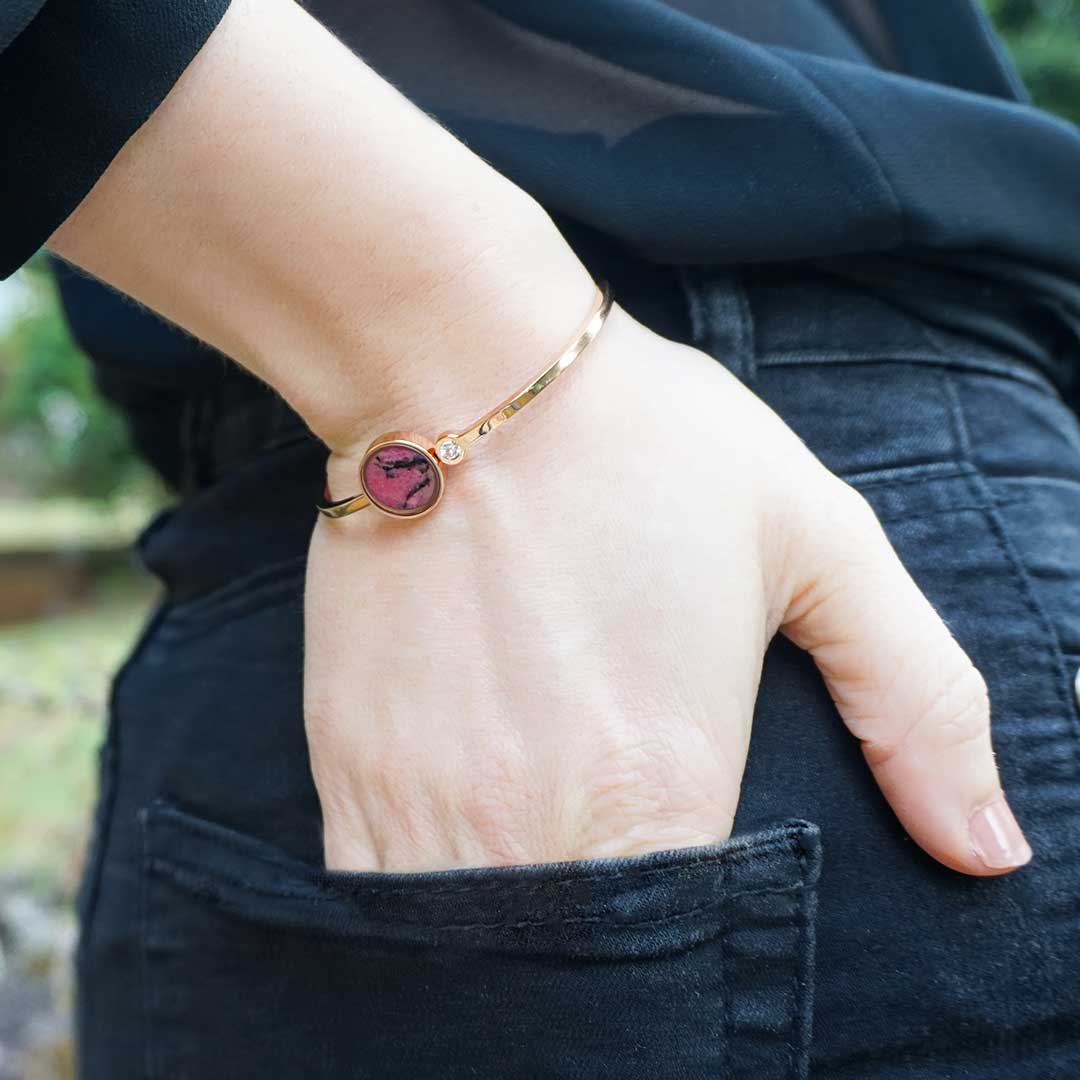 Australian Rhodonite Bracelet - Bracelets | Oli&J