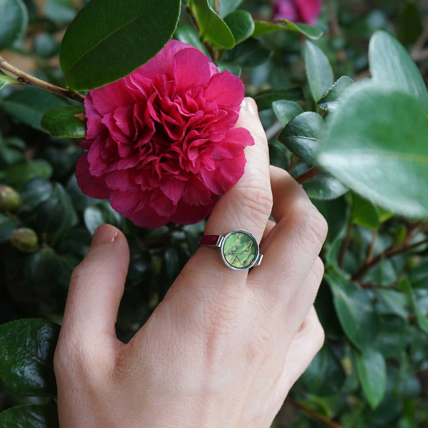 Australian Variscite Unisex Ring - Unisex Rings | Oli&J