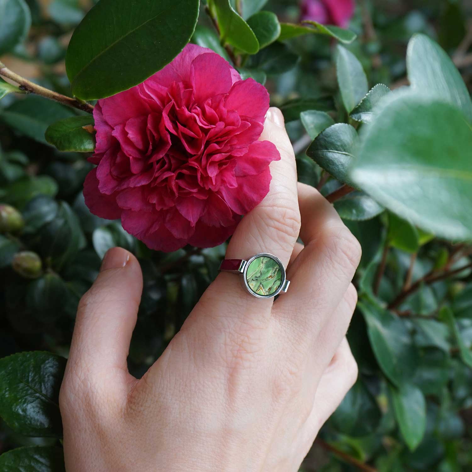 Australian Variscite Unisex Ring - Unisex Rings | Oli&J