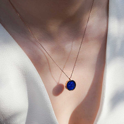 Lapis Lazuli Necklace - Necklaces | Oli&J