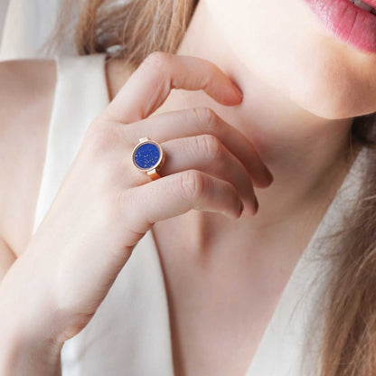 Lapis Lazuli Unisex Ring - Unisex Rings | Oli&J