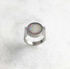 Australian Opal Unisex Ring