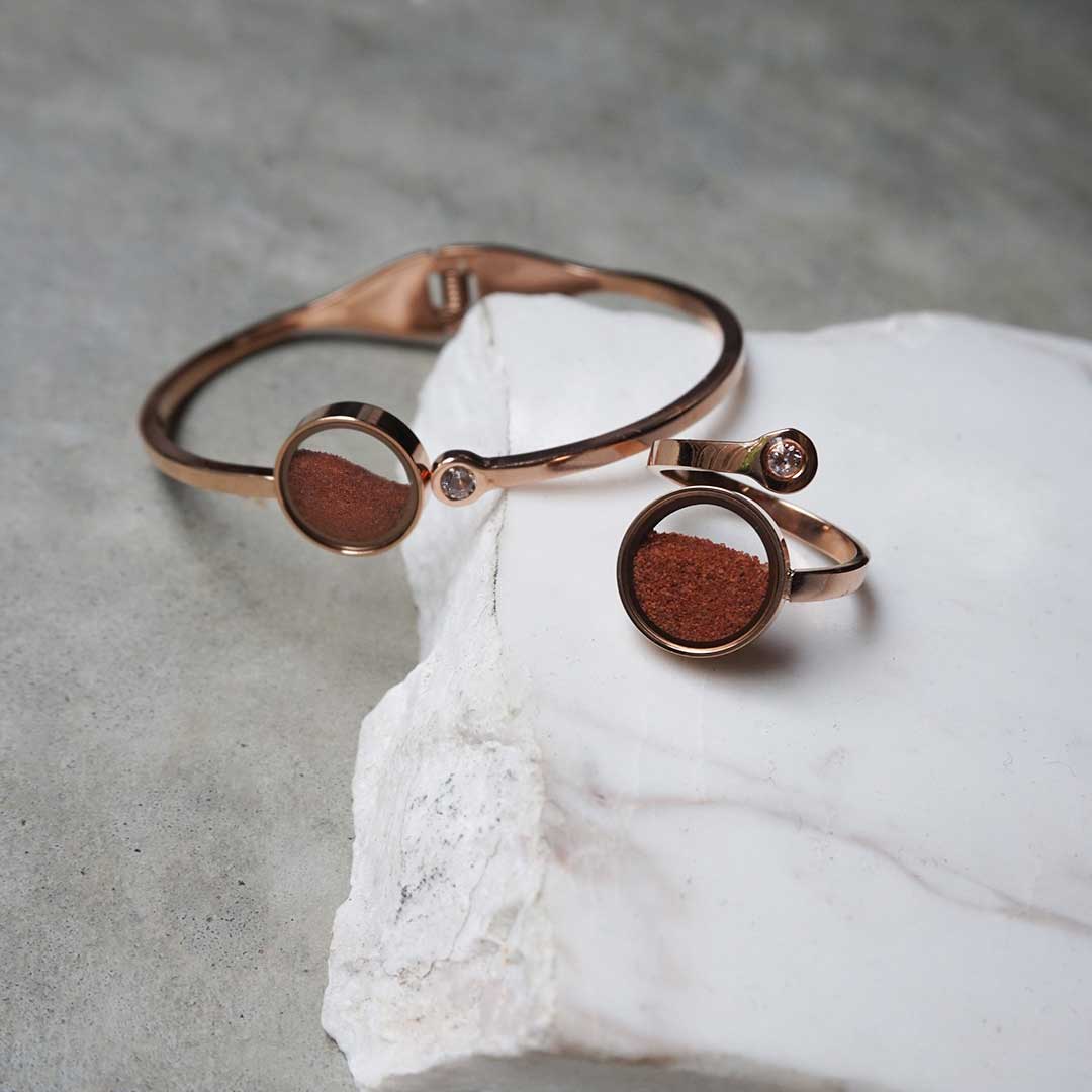 Red Desert Sand Adjustable Ring - Rings | Oli&J