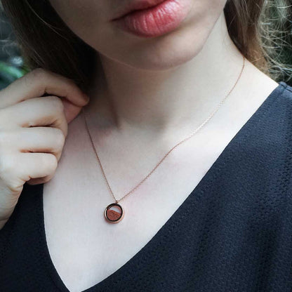 Red Desert Sand Necklace - Necklaces | Oli&J